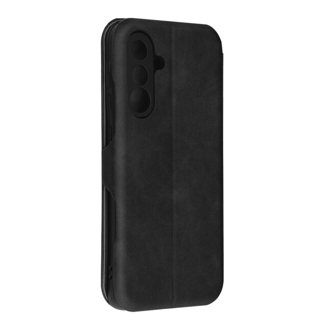 Husa tip carte pentru Samsung Galaxy A36 Smart Wallet fata - spate protectie 360 - Negru