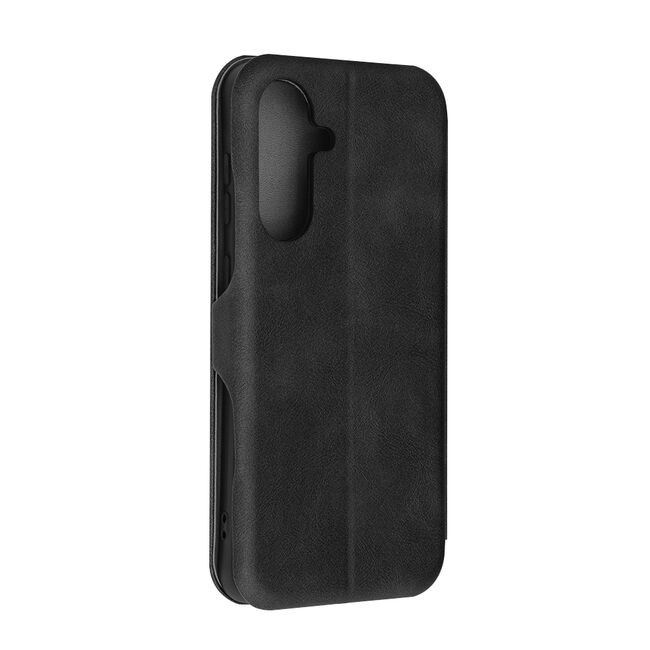 Husa tip carte pentru Samsung Galaxy A56 Smart Wallet fata - spate protectie 360 - Negru