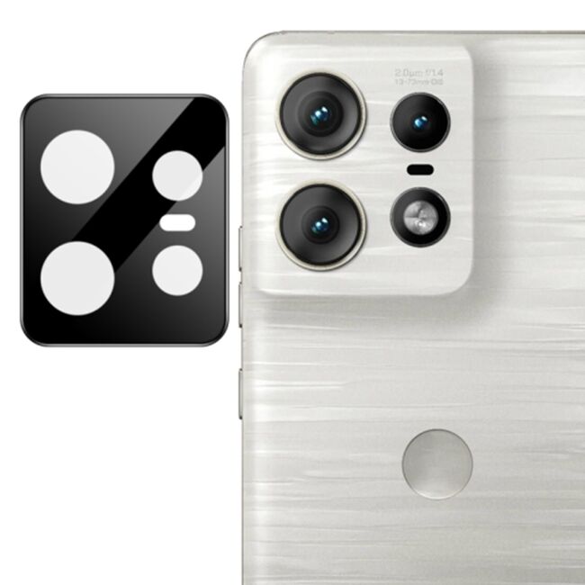 Folie camera Motorola Edge 50 Pro Techsuit Full Glass, negru