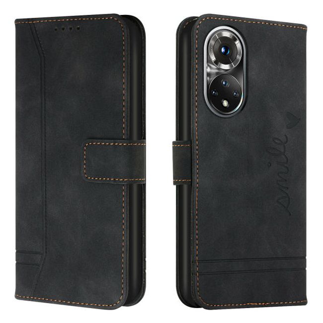 Husa pentru Huawei Nova 9 / Honor 50 tip carte Wallet Premium, negru