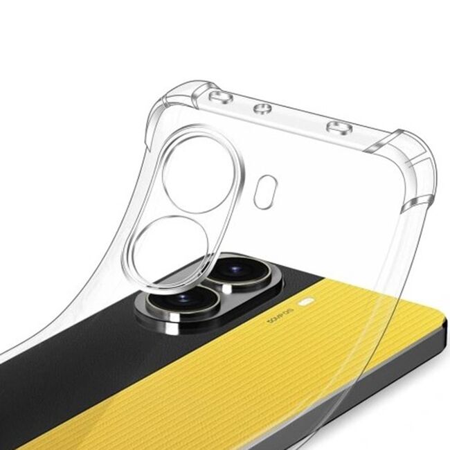 Husa pentru  Poco X7 Pro Slim Anti-Shock 1.5mm reinforced 4 corners, Transparent