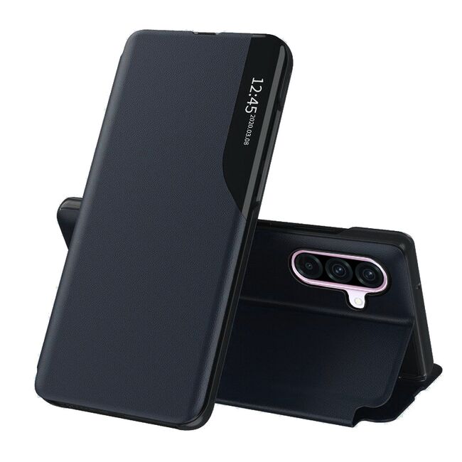 Husa pentru  Samsung Galaxy A56 tip carte, Smart View, Albastru