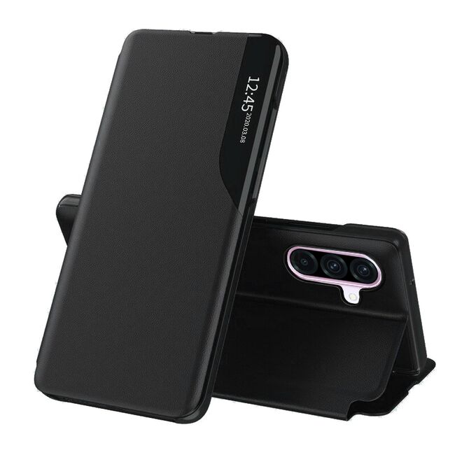 Husa pentru  Samsung Galaxy A56 tip carte, Smart View, Negru