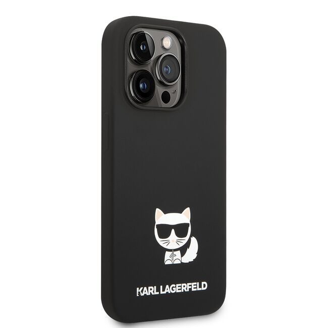 Husa premium pentru  iPhone 14 Pro Max Karl Lagerfeld superior quality - Negru darth vader
