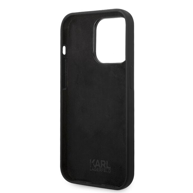 Husa premium pentru  iPhone 14 Pro Max Karl Lagerfeld superior quality - Negru darth vader