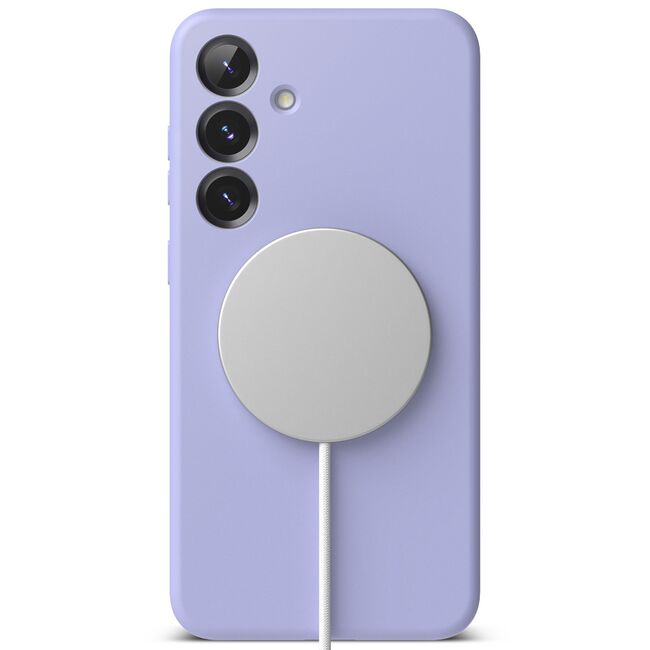 Husa pentru  Samsung Galaxy S25+ Ringke - Silicone Magnetic MagSafe - Lavanda