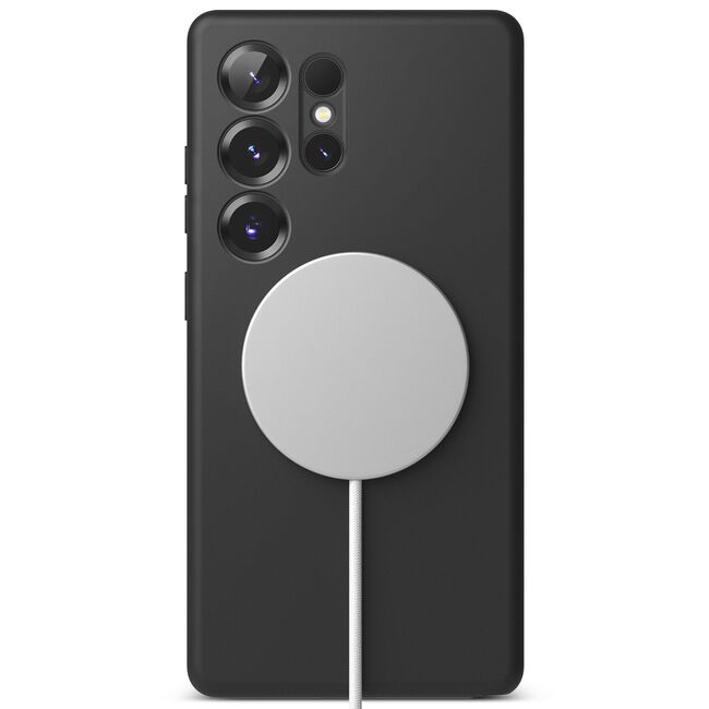 Husa pentru  Samsung Galaxy S25 Ultra Ringke - Silicone Magnetic MagSafe - Negru