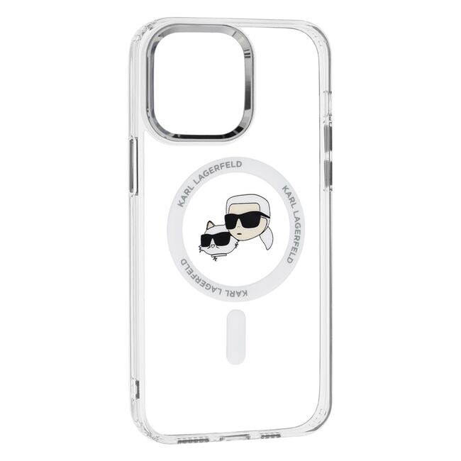 Husa premium pentru  iPhone 14 Pro Max Karl Lagerfeld compatibila Magsafe - Clear