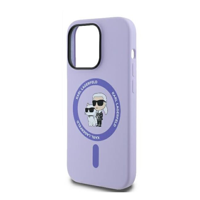 Husa premium pentru  iPhone 14 Pro Max Karl Lagerfeld compatibila Magsafe - Mov