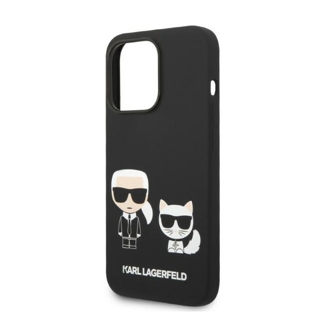 Husa premium pentru  iPhone 14 Pro Max Karl Lagerfeld compatibila Magsafe - Negru