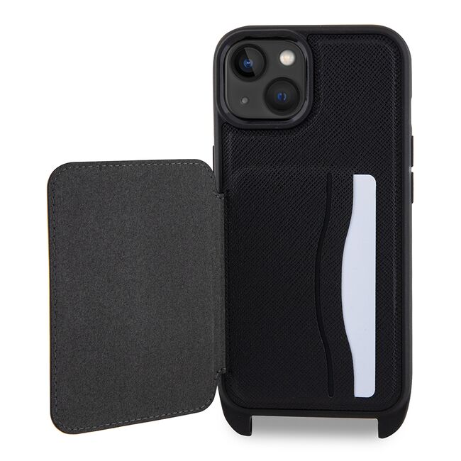 Husa premium pentru  iPhone 15 Karl Lagerfeld superior quality - Negru royal