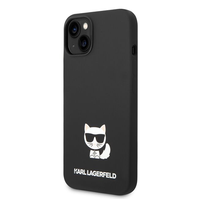 Husa premium pentru  iPhone 15 Karl Lagerfeld superior quality - Negru