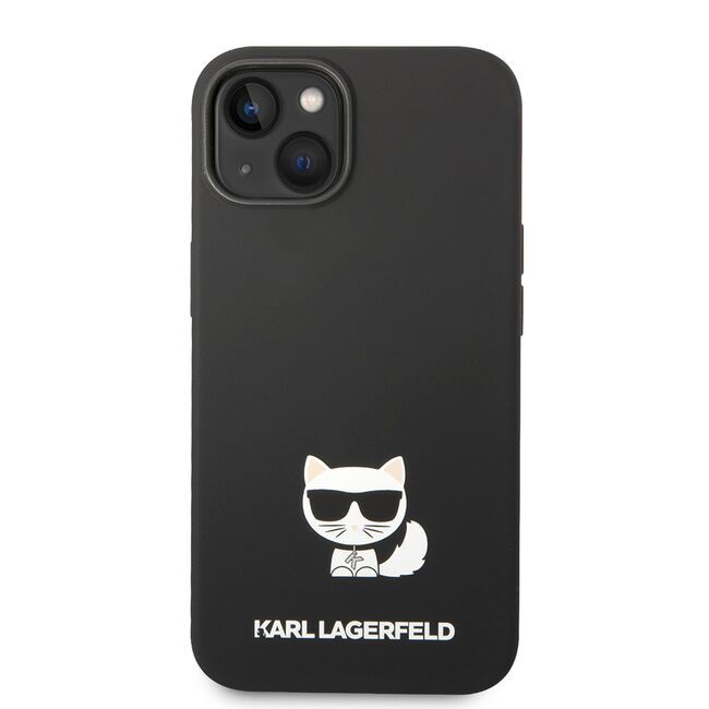Husa premium pentru  iPhone 15 Karl Lagerfeld superior quality - Negru