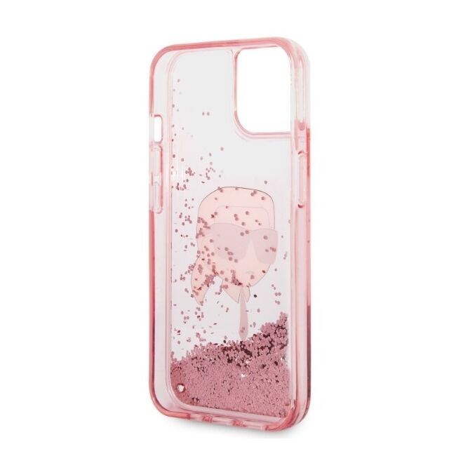 Husa premium pentru  iPhone 15 Plus Karl Lagerfeld superior quality - Roz