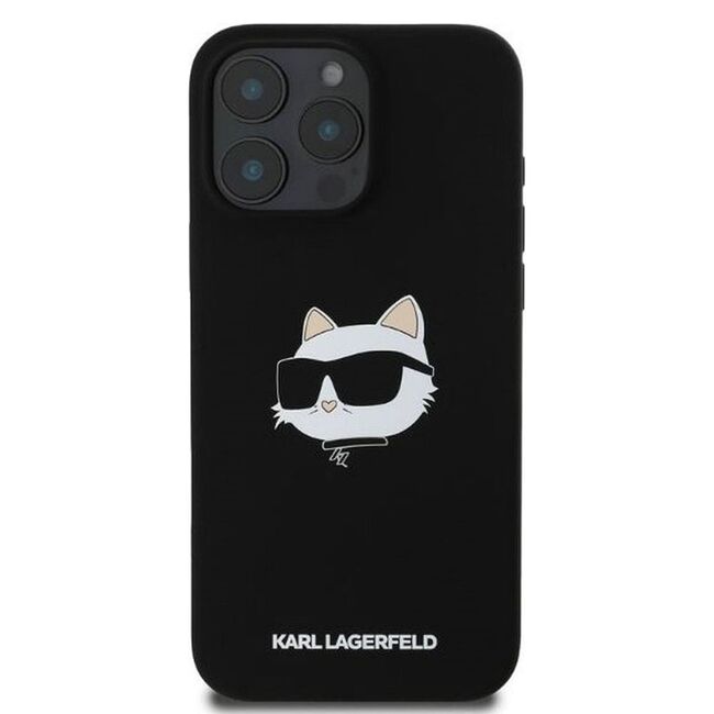 Husa premium pentru  iPhone 16 Pro Karl Lagerfeld compatibila Magsafe - Negru Denim