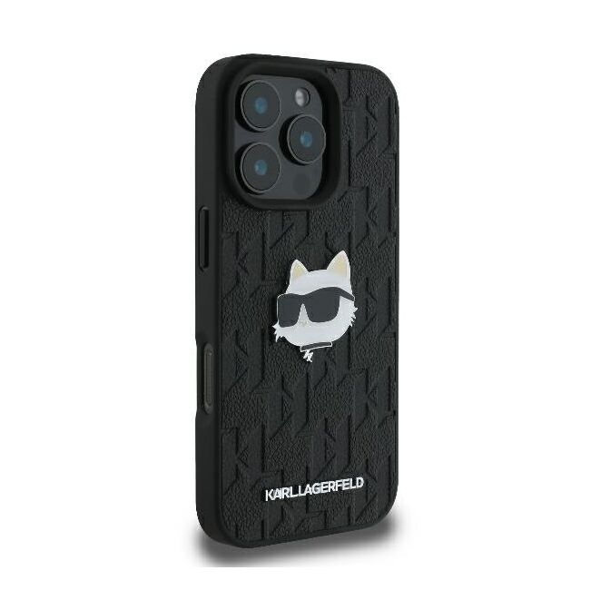 Husa premium pentru  iPhone 16 Pro Karl Lagerfeld superior quality - Negru