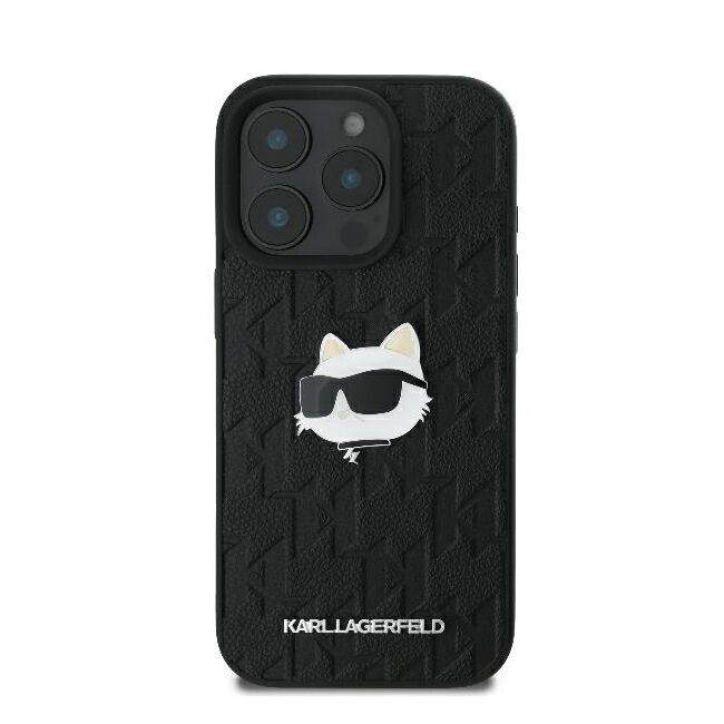 Husa premium pentru  iPhone 16 Pro Karl Lagerfeld superior quality - Negru
