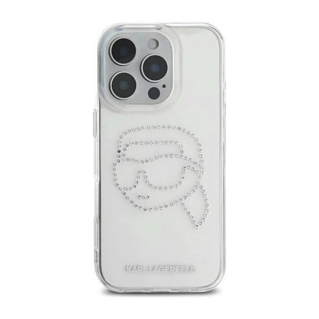 Husa premium pentru  iPhone 16 Pro Karl Lagerfeld superior quality - Transparent