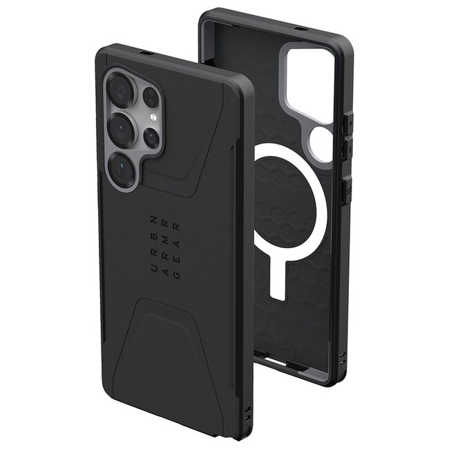 Husa Samsung Galaxy S25 Ultra UAG Civilian Pro MagSafe, Black
