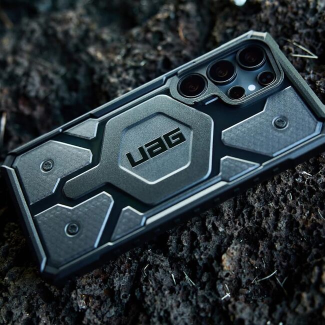 Husa Samsung Galaxy S25 Ultra UAG Pathfinder Clear MagSafe, Ash