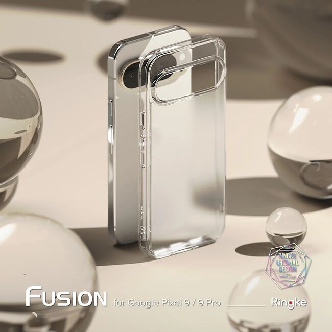Husa pentru  Google Pixel 9 / 9 Pro Ringke Fusion - Transparent mat