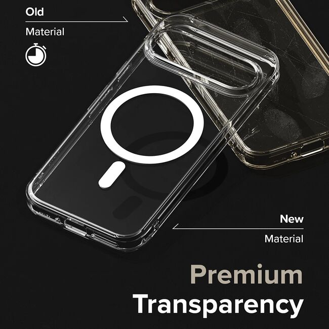 Husa pentru  Google Pixel 9 / 9 Pro Ringke Fusion compatibila MagSafe - Transparent
