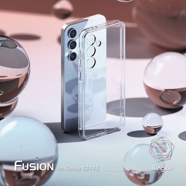 Husa pentru  Samsung Galaxy S24 FE Ringke Fusion - Ice