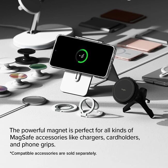Husa pentru  Samsung Galaxy S24 FE Ringke Fusion compatibila MagSafe - Transparent