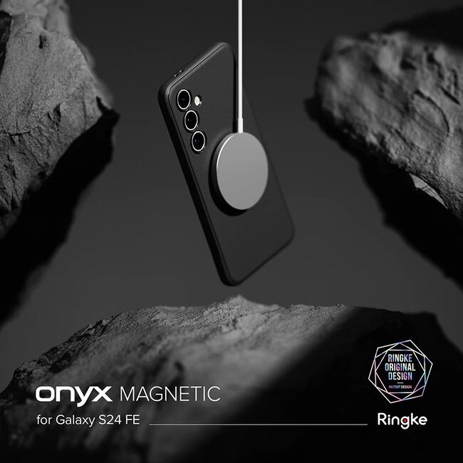 Husa pentru  Samsung Galaxy S24 FE Ringke Onyx compatibila MagSafe - Negru mat