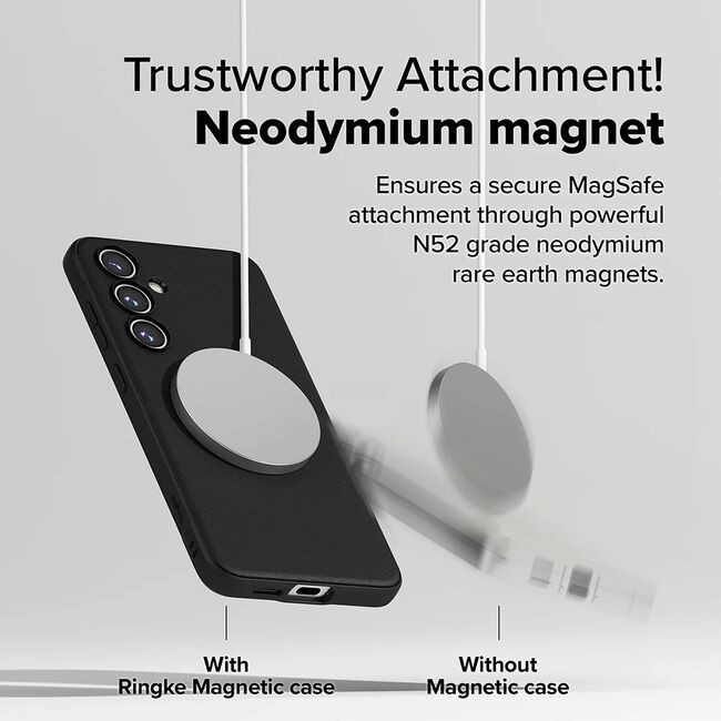 Husa pentru  Samsung Galaxy S24 FE Ringke Onyx compatibila MagSafe - Negru mat