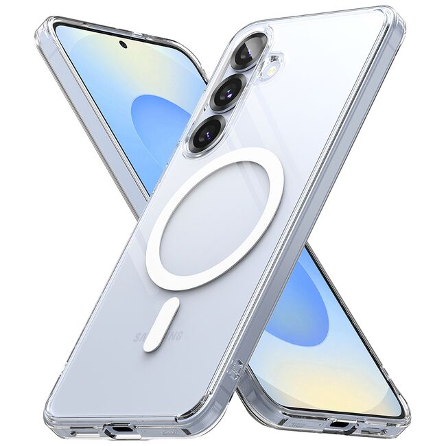Husa pentru  Samsung Galaxy S25+ Ringke Fusion compatibila MagSafe - Transparent