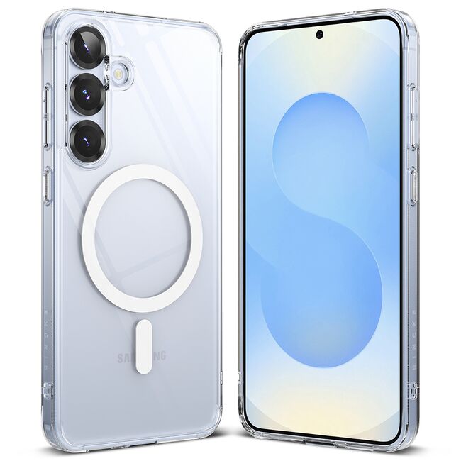 Husa pentru  Samsung Galaxy S25+ Ringke Fusion compatibila MagSafe - Transparent