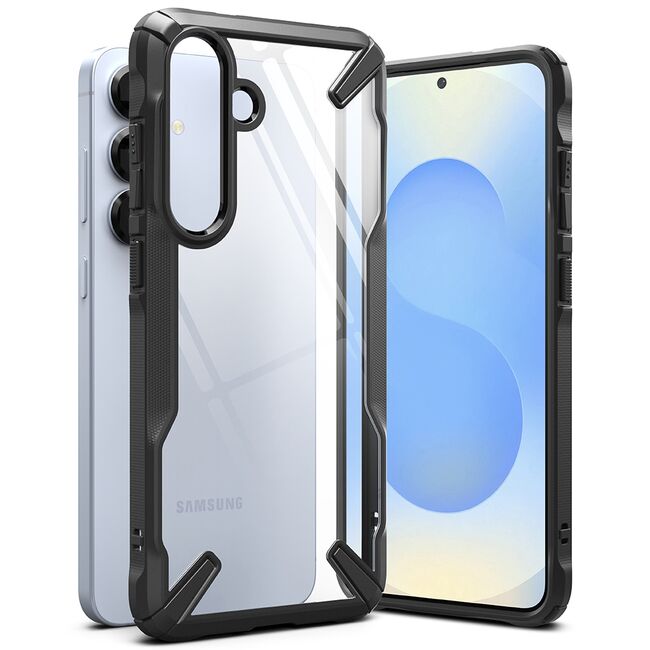 Husa pentru  Samsung Galaxy S25+ Ringke Fusion X - Transparent