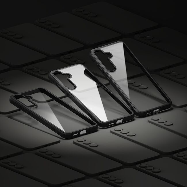 Husa pentru  Samsung Galaxy S25 Ringke Fusion - Transparent netru