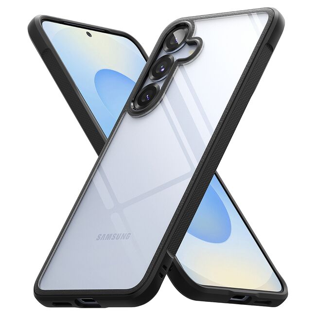 Husa pentru  Samsung Galaxy S25 Ringke Fusion - Transparent netru