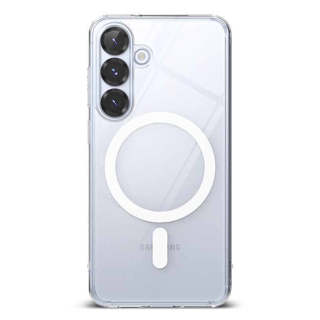Husa pentru  Samsung Galaxy S25 Ringke Fusion compatibila MagSafe - Transparent
