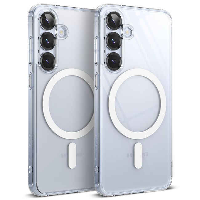 Husa pentru  Samsung Galaxy S25 Ringke Fusion compatibila MagSafe - Transparent