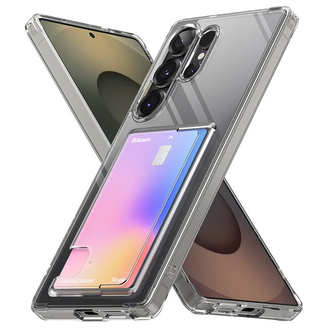 Husa pentru  Samsung Galaxy S25 Ultra Ringke Fusion card pocket - Clear