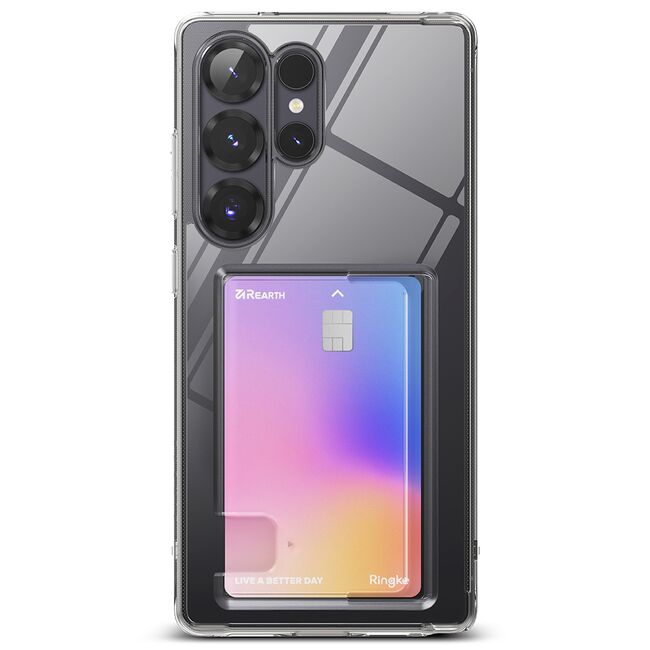 Husa pentru  Samsung Galaxy S25 Ultra Ringke Fusion card pocket - Clear