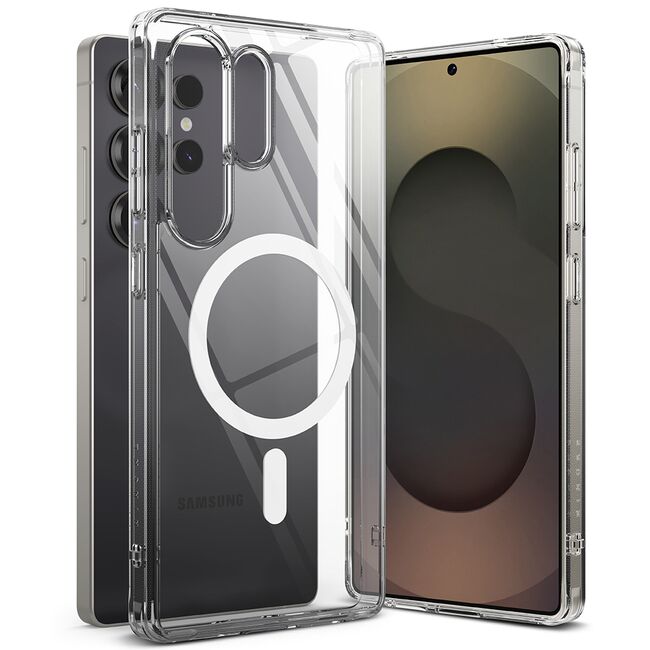 Husa pentru  Samsung Galaxy S25 Ultra Ringke Fusion compatibila Magsafe - Transparent