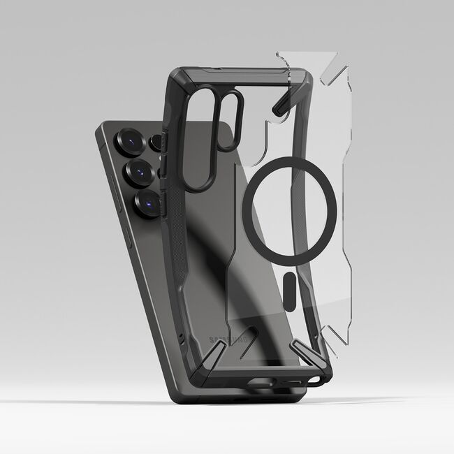 Husa pentru  Samsung Galaxy S25 Ultra Ringke Fusion X compatibila Magsafe - Ice