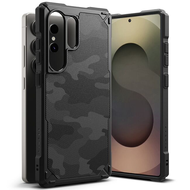 Husa pentru  Samsung Galaxy S25 Ultra Ringke Rugged Gear - Negru carbune