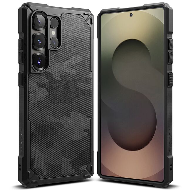Husa pentru  Samsung Galaxy S25 Ultra Ringke Rugged Gear - Negru carbune