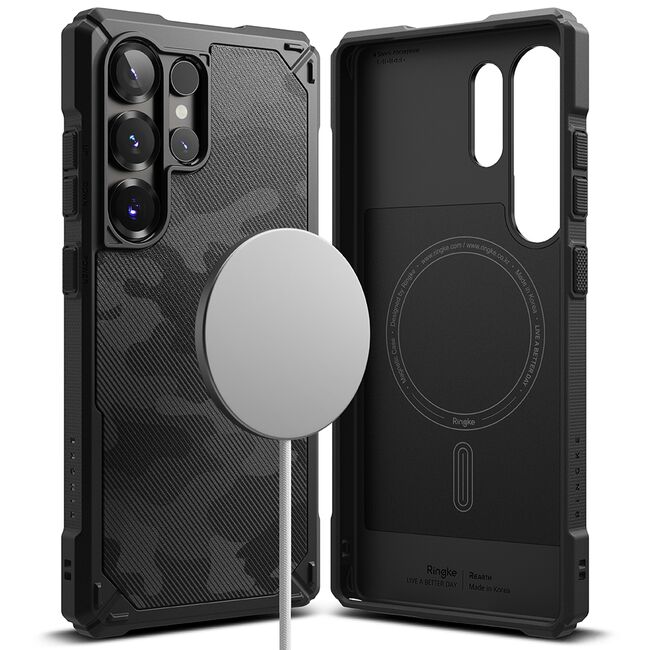 Husa pentru  Samsung Galaxy S25 Ultra Ringke Rugged Gear - Negru darth vader