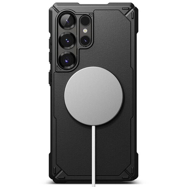 Husa pentru  Samsung Galaxy S25 Ultra Ringke Rugged Gear compatibila Magsafe compatibila MagSafe - Negru