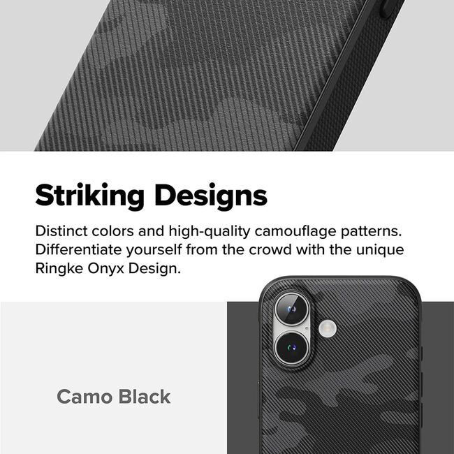 Husa pentru  iPhone 16 Plus Ringke Onyx - Negru darth vader