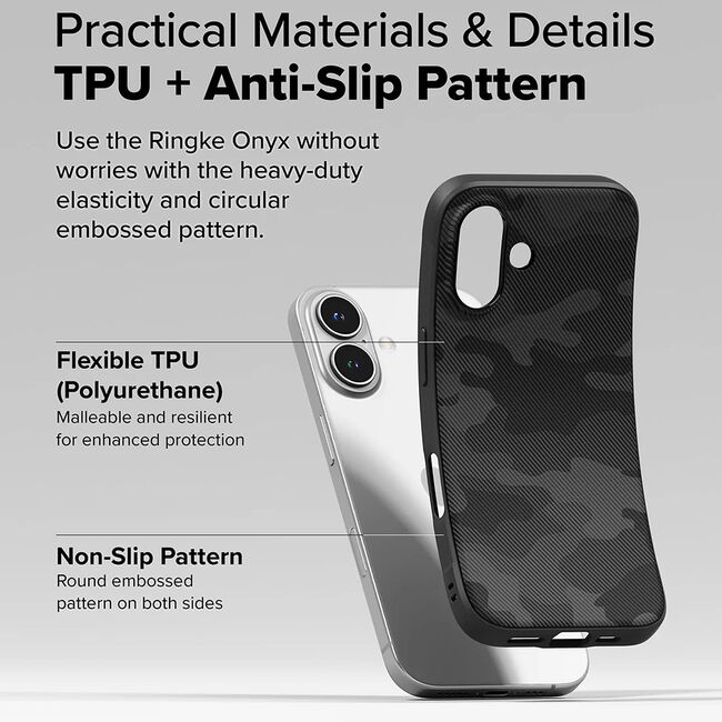 Husa pentru  iPhone 16 Plus Ringke Onyx - Negru darth vader