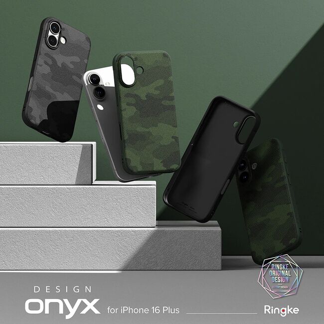 Husa pentru  iPhone 16 Plus Ringke Onyx - Verde inchis