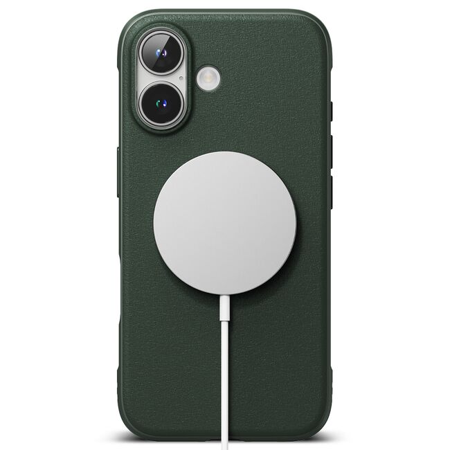 Husa pentru  iPhone 16 Plus Ringke Onyx compatibila MagSafe - Verde
