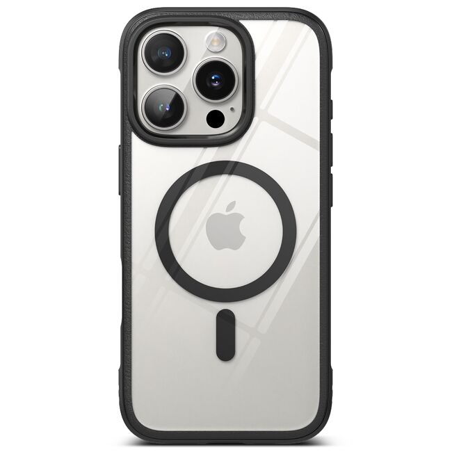 Husa pentru  iPhone 16 Pro Max Ringke Fusion compatibila MagSafe - Transparent netru